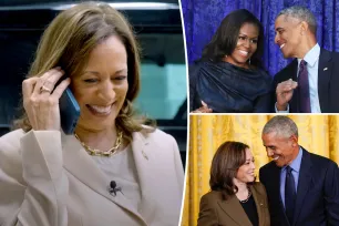 Barack and Michelle Obama officially endorse Kamala Harris for president in emotional phone call