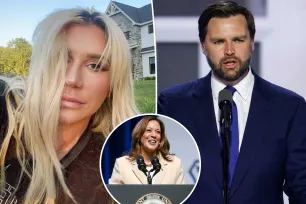 Kesha blasts JD Vance for attack on ‘childless cat ladies,’ endorses Kamala Harris: ‘F–k that man’