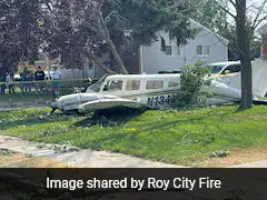 Small Plane Crashes In Front Lawn Of US Home: ''Felt Like Explosion''