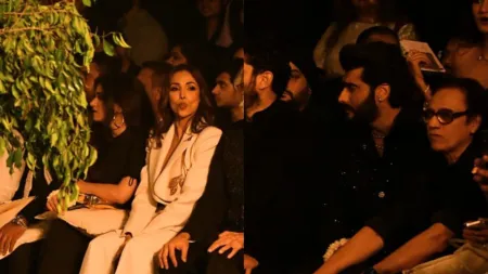 Malaika Arora and Arjun Kapoor cross paths amid break-up rumours, he makes way for her to pass at event. Watch video