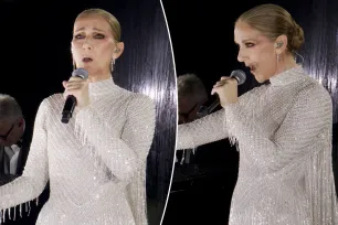 Celine Dion dazzles in beaded Dior for Olympics 2024 opening ceremony performance