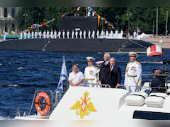 Indian Warship Takes Part In Traditional Maritime Parade On Russia's Navy Day