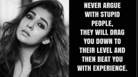 Hours after deleting post promoting health benefits of drinking hibiscus tea, Nayanthara shares cryptic post: ‘Never argue with stupid people…’