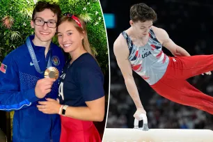 Olympic gymnast Stephen Nedoroscik’s girlfriend celebrates pommel horse hero’s historic bronze medal win