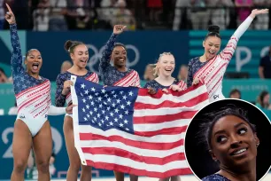 Simone Biles reluctantly reveals brazen USA gymnastics team name after winning gold in Paris