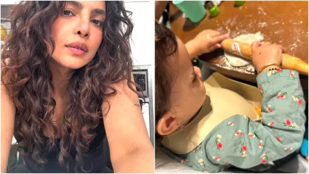 Priyanka Chopra returns home to daughter Malti Marie helping nani Madhu Chopra make rotis: ‘After a hard day at work…’