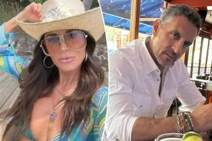 Kyle Richards flaunts her figure in a bikini after ex Mauricio Umansky was spotted kissing another woman