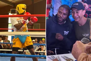 Floyd Mayweather trains cancer-stricken campers in boxing: ‘An experience they will never forget’