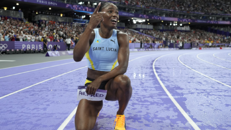 Julien Alfred wins women’s 100m to claim Saint Lucia’s 1st medal ever at Olympics: Who is history-making sprinter?