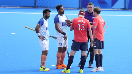 India vs Great Britain: Hockey India complain about GB goalkeeper using video tablet, other umpiring ‘inconsistencies’