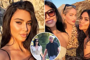 Kim Kardashian shares sunny snaps from Greece trip with Lauren Sanchez and Jeff Bezos