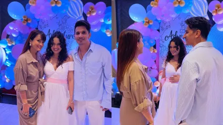 Soon-to-be parents Prince Narula and Yuvika Chaudhary host baby shower. Watch