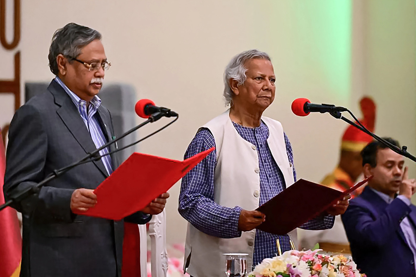 Muhammad Yunus Takes Oath As Head Of Bangladesh Interim Government