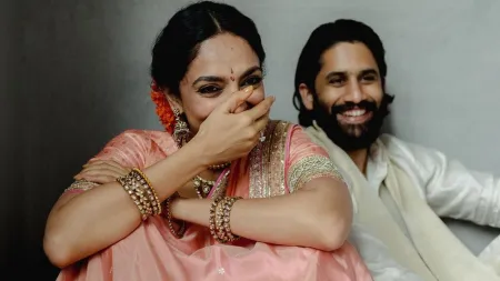 Sobhita Dhulipala shares unseen photos from her engagement ceremony with Naga Chaitanya: ‘Mingled beyond parting’