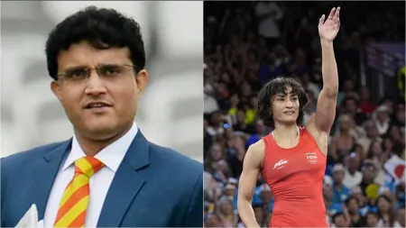 ‘She deserves the silver medal at least,’: Sourav Ganguly on Vinesh Phogat controversy