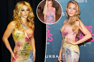 Britney Spears seemingly shades Blake Lively for wearing her 2002 Versace dress, models new ‘better’ version