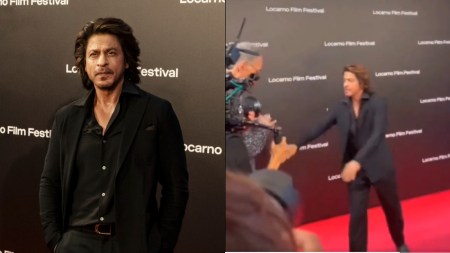 Video of Shah Rukh Khan pushing an old man on the red carpet of Locarno Film Festival goes viral, netizens say, ‘Old friends’