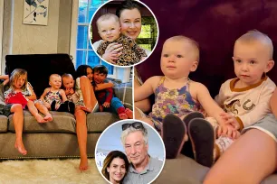 Ireland Baldwin’s daughter Holland ‘finally’ meets Alec and Hilaria’s kids, poses with young aunts and uncles