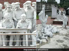 Iconic Statue Of Pakistan Army's 1971 Surrender Vandalised In Bangladesh