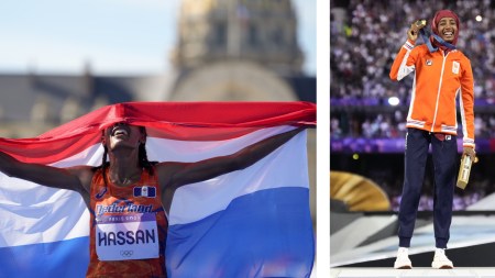 Sifan Hassan, versatile over 1500m, 5000m, 10,000m and now the marathon, with a special Paris kick for gold