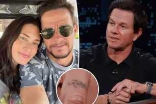 Mark Wahlberg reveals he has wife Rhea Durham’s name tattooed on his ring finger