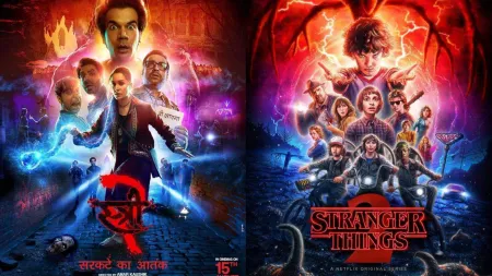 Fans can’t get over how similar Shraddha Kapoor-Rajkummar Rao’s Stree 2 poster is to Stranger Things 2: ‘Direct lift?’