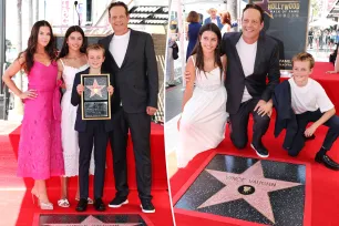 Vince Vaughn’s 2 kids make rare appearance at Hollywood Walk of Fame ceremony