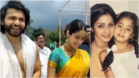 Janhvi Kapoor visits Tirupati with boyfriend Shikhar Pahariya on mom Sridevi’s birth anniversary, pens post for her. Watch