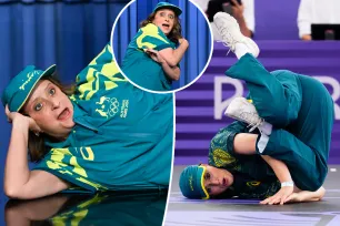 Rachel Dratch spoofs Olympic breakdancer Raygun while crashing ‘The Tonight Show’