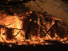 Body Found Inside Burned-Out Athens Factory As Wildfire Continues To Spread