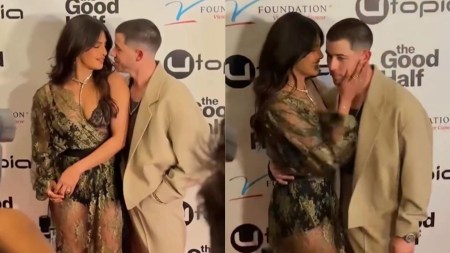 Nick Jonas holds Priyanka Chopra’s hands and gets her to The Good Half red carpet; says ‘I trust her implicitly’