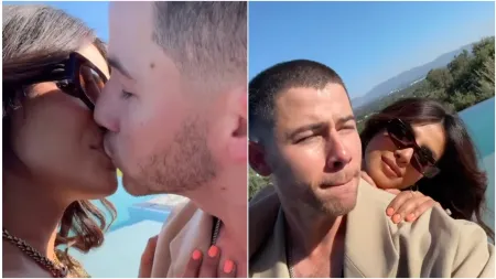 Nick Jonas shares video as he kisses ‘forever date’ Priyanka Chopra at their LA home, fans say, ‘Jiju never disappoints’