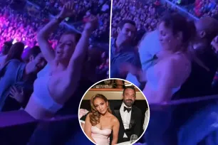 Jennifer Lopez seen dancing to Bruno Mars’ song ‘Marry You’ at LA concert amid Ben Affleck drama