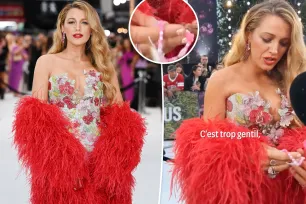 Fans slam Blake Lively’s reaction to fan-gifted friendship bracelet that ‘doesn’t go with’ her outfit