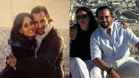 Kareena Kapoor shares then-and-now pics with Saif Ali Khan on his birthday: ‘The love of my life’