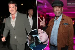 Luke Hemsworth jokes he taught movie legend Morgan Freeman ‘everything he knows’ about acting