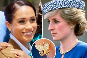 Meghan Markle wears Princess Diana’s butterfly earrings from 1986 while visiting Colombia with Harry