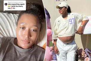 Naomi Osaka reacts to pregnancy speculation one year after ‘traumatic’ birth