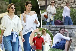 Katie Holmes helps daughter Suri, 18, move into dorm at Carnegie Mellon University