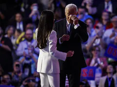 Tearful Biden Gets Huge Ovation At Democratic Convention Farewell