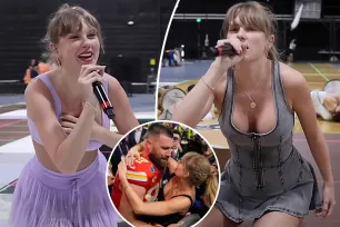 Taylor Swift keeps Travis Kelce close with ‘TNT’ bracelet in ‘I Can Do It With a Broken Heart’ music video