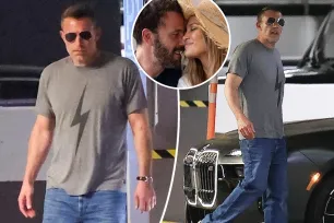 Ben Affleck steps out without his wedding ring on the day Jennifer Lopez files for divorce