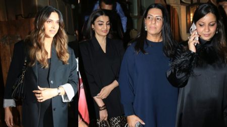 Mom-to-be Deepika Padukone steps out with husband Ranveer Singh’s family. Watch