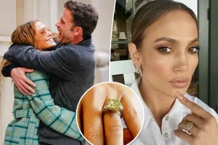 Ben Affleck had ‘not going anywhere’ engraved on Jennifer Lopez’s engagement ring before he proposed