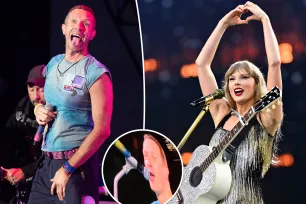 Chris Martin covers Taylor Swift’s ‘Love Story’ in Vienna two weeks after terror plot forced her to cancel Eras Tour shows