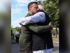 In PM Modi's Historic Ukraine Visit, A Hug And Handshake With Zelensky