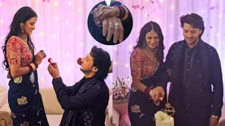 Shaka Laka Boom Boom star Kinshuk Vaidya gets engaged to girlfriend Diiksha; Shaheer Sheikh, Disha Parmar congratulate the couple