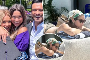 Kelly Ripa and Mark Consuelos’ daughter, Lola, ditches her bikini top while sunbathing: ‘Is this demure?’