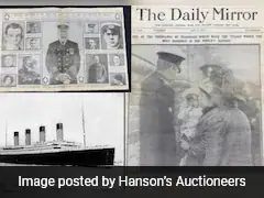 Haunting Titanic Newspaper Discovered In Wardrobe After 112 Years