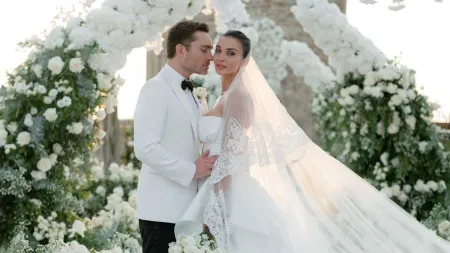 Amy Jackson and Ed Westwick tie knot in Italy, share dreamy wedding photos